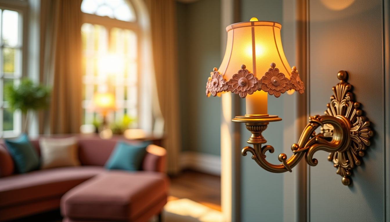 Où installer une applique murale fleur vintage dans votre intérieur ?